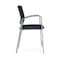 Lesro Newport Hip Chair Metal Frame, Silver, RF Blueberry Upholstery NP1161 - alternate 3